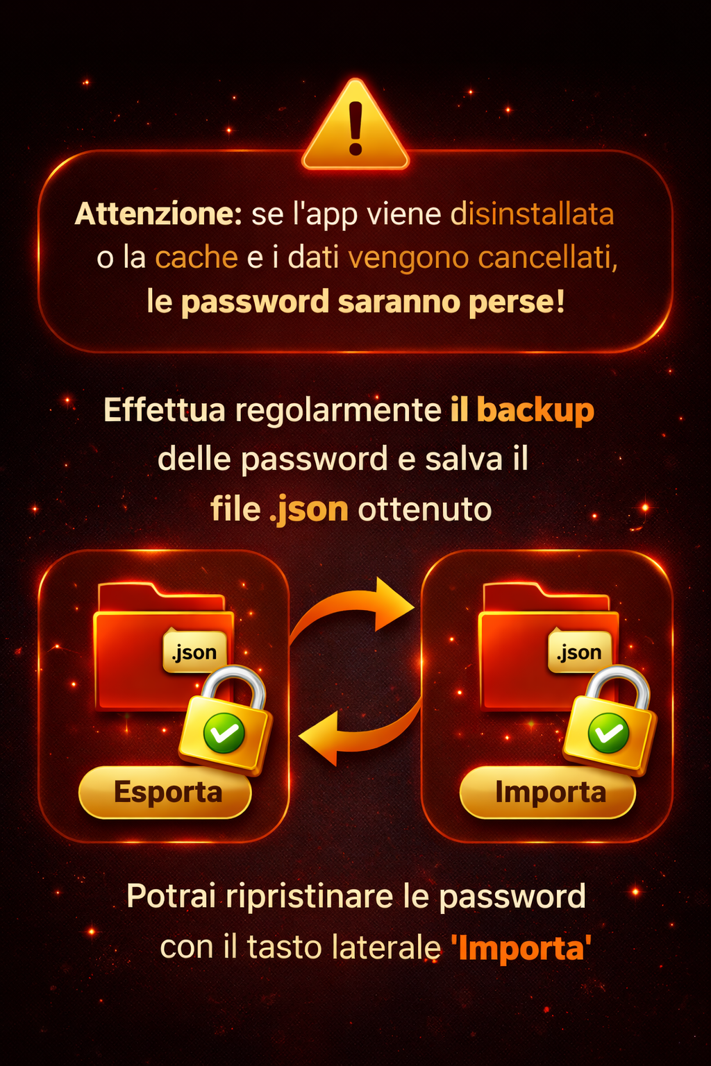 Attenzione backup